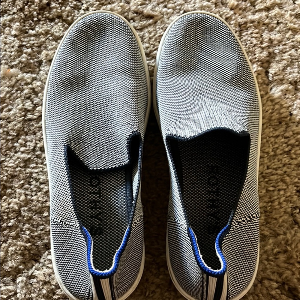 Rothys The loafer blue and grey